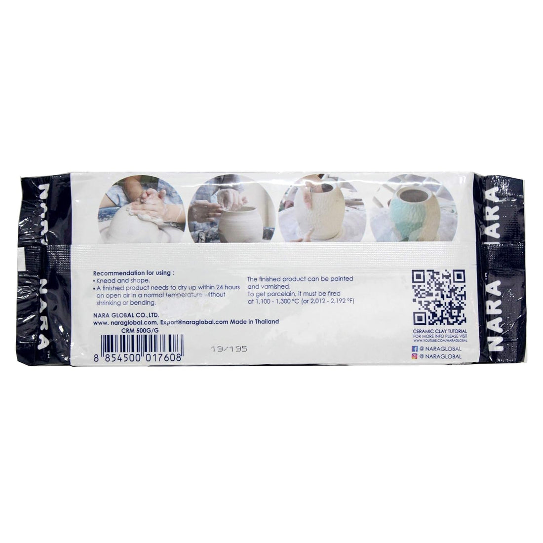 Crafteria NARA Ceramic Clay Grey 500g