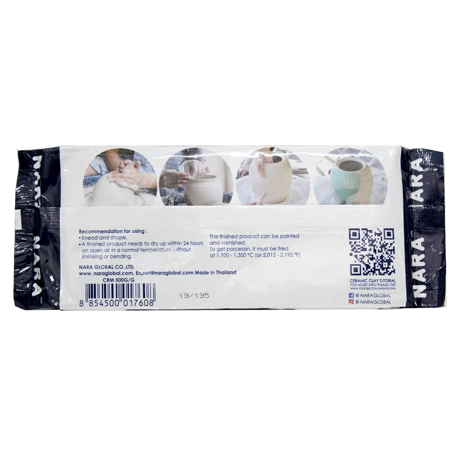 Crafteria NARA Ceramic Clay Grey 500g