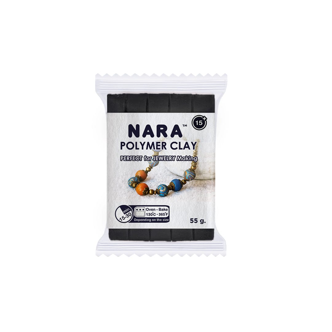 Crafteria Black NARA Polymer Clay 55g
