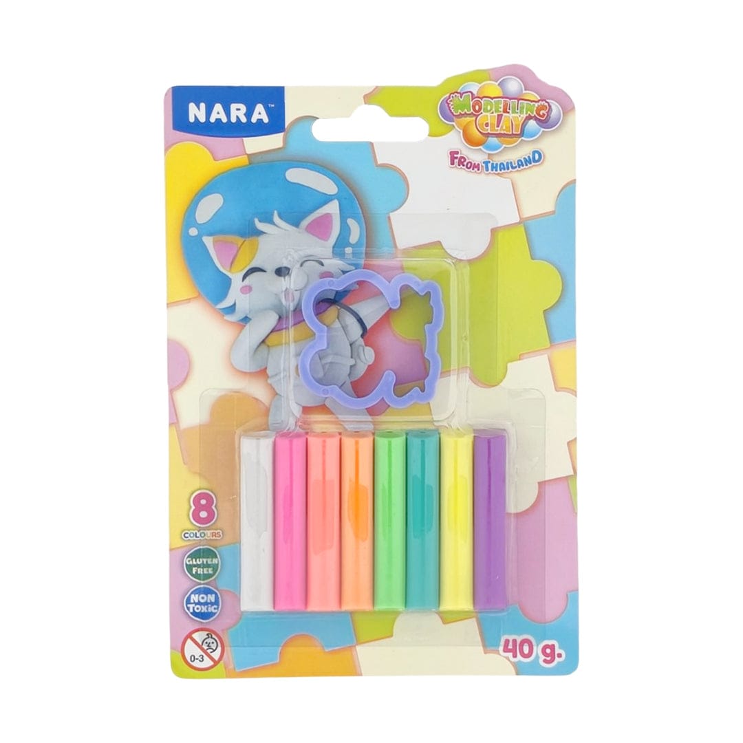 Crafteria 8 Modelling & Sculpting Clay With 1 Cutters (40g)