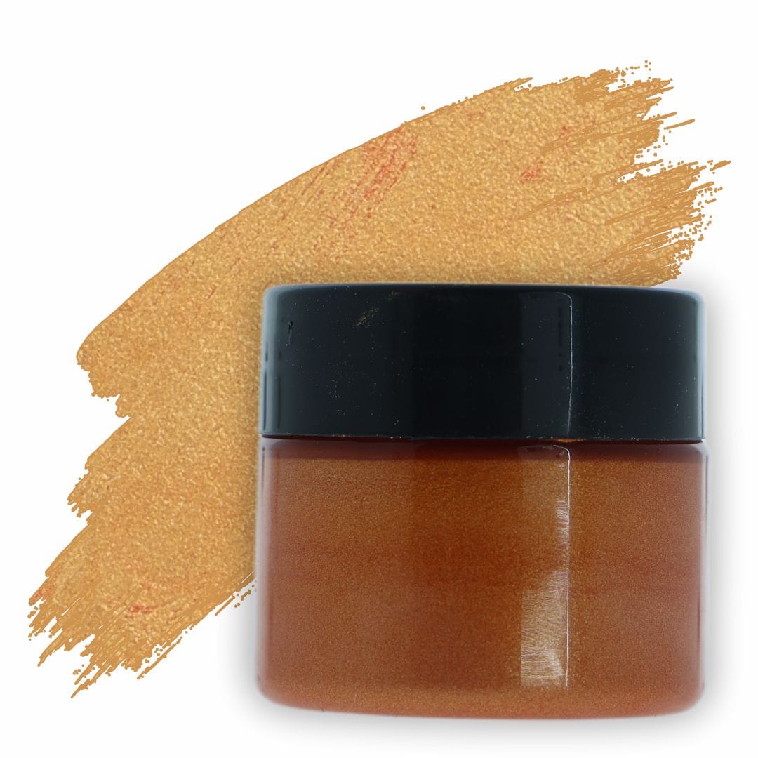JUST CRAFT IT METALLIC RESIN PIGMENT Deep Orange Metallic Pigment