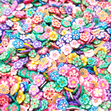 Flower Shape Polymer Chips