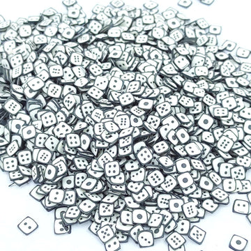 Dise Cube Number Polymer Chips