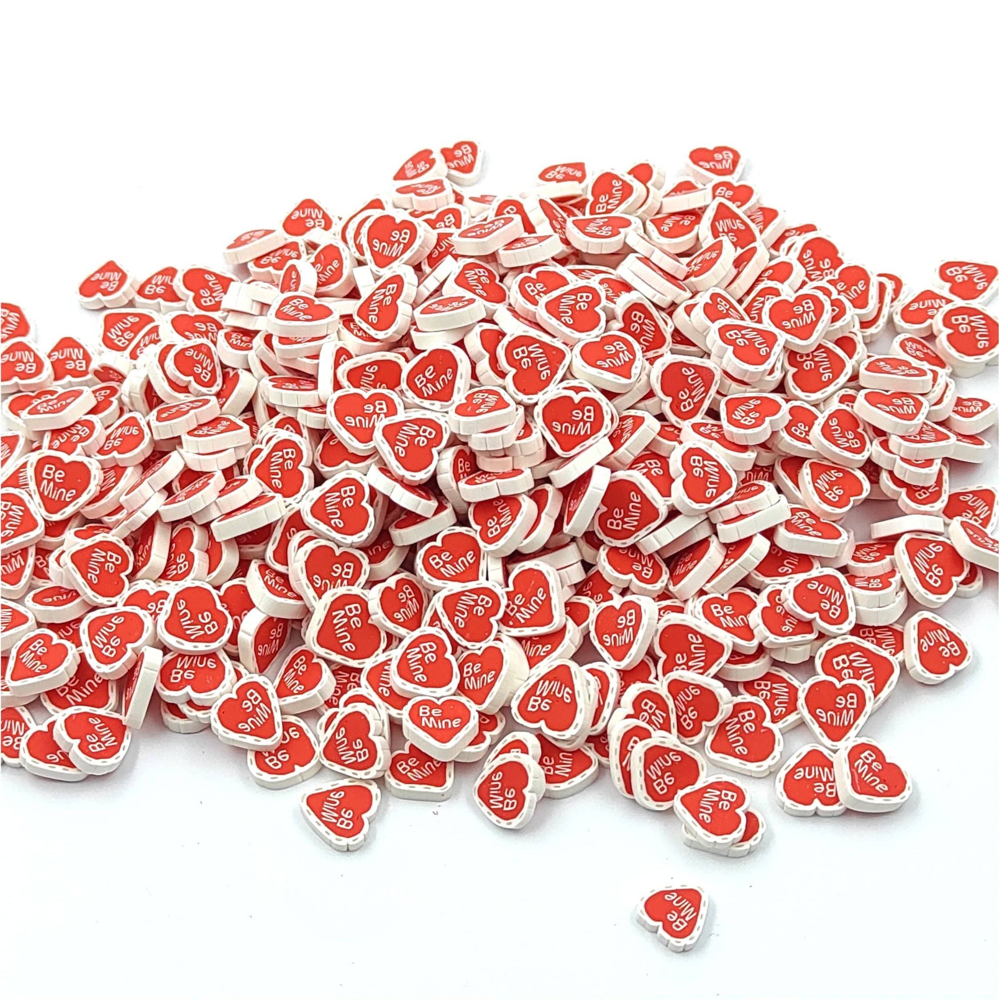 Be Mine Heart Big Polymer Chips