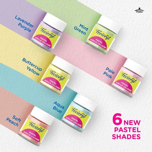 Pidilite Fevicryl's Pastel Acrylic Colours (Pack of 6)