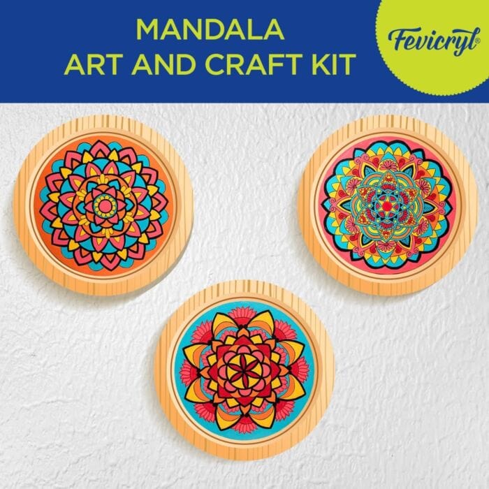 Crafteria Pidilite Fevicryl Mandala Art Kit