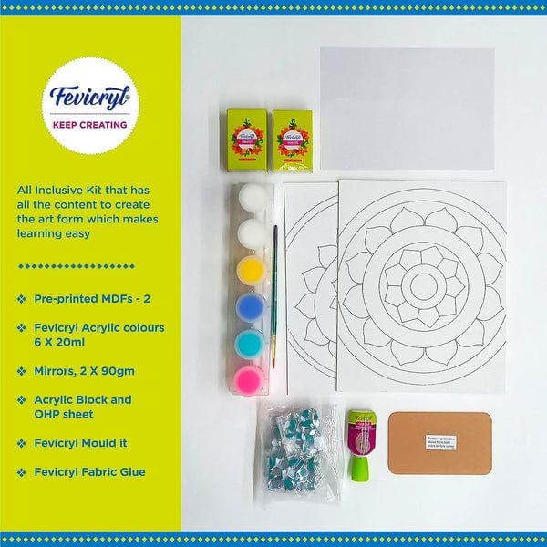 Crafteria Pidilite Fevicryl Lippan Art Kit
