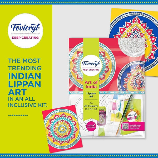 Crafteria Pidilite Fevicryl Lippan Art Kit