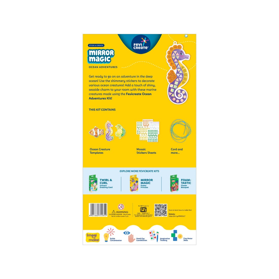 Crafteria Mirror Magic Ocean Adventures Kit