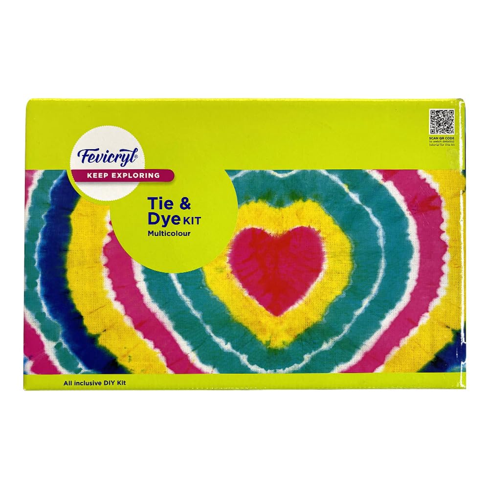 Pidilite Fevicryl Tie & Dye Kit - Multi Colour