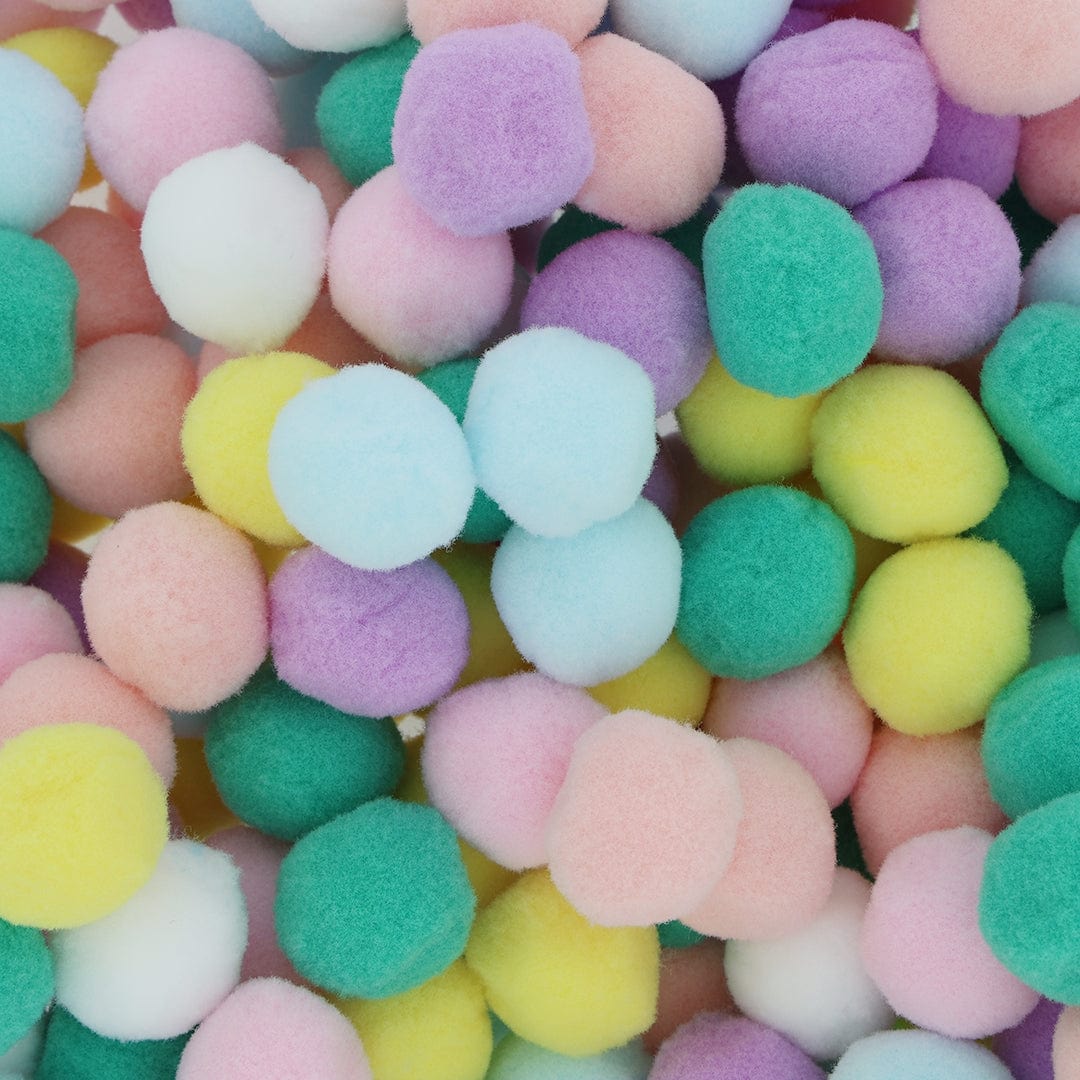 Crafteria Pastel Mixed 3 Cm Pom Pom Heavy