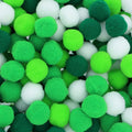 Crafteria Green Monochrome 3 Cm Pom Pom Heavy