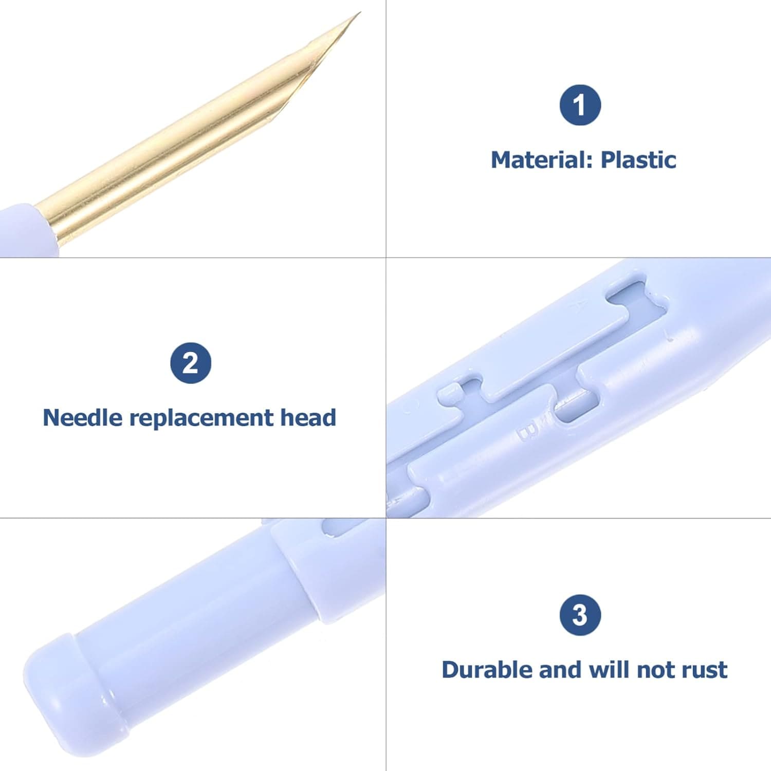 Crafteria Plastic Punch Needle Embroidery Pen Set