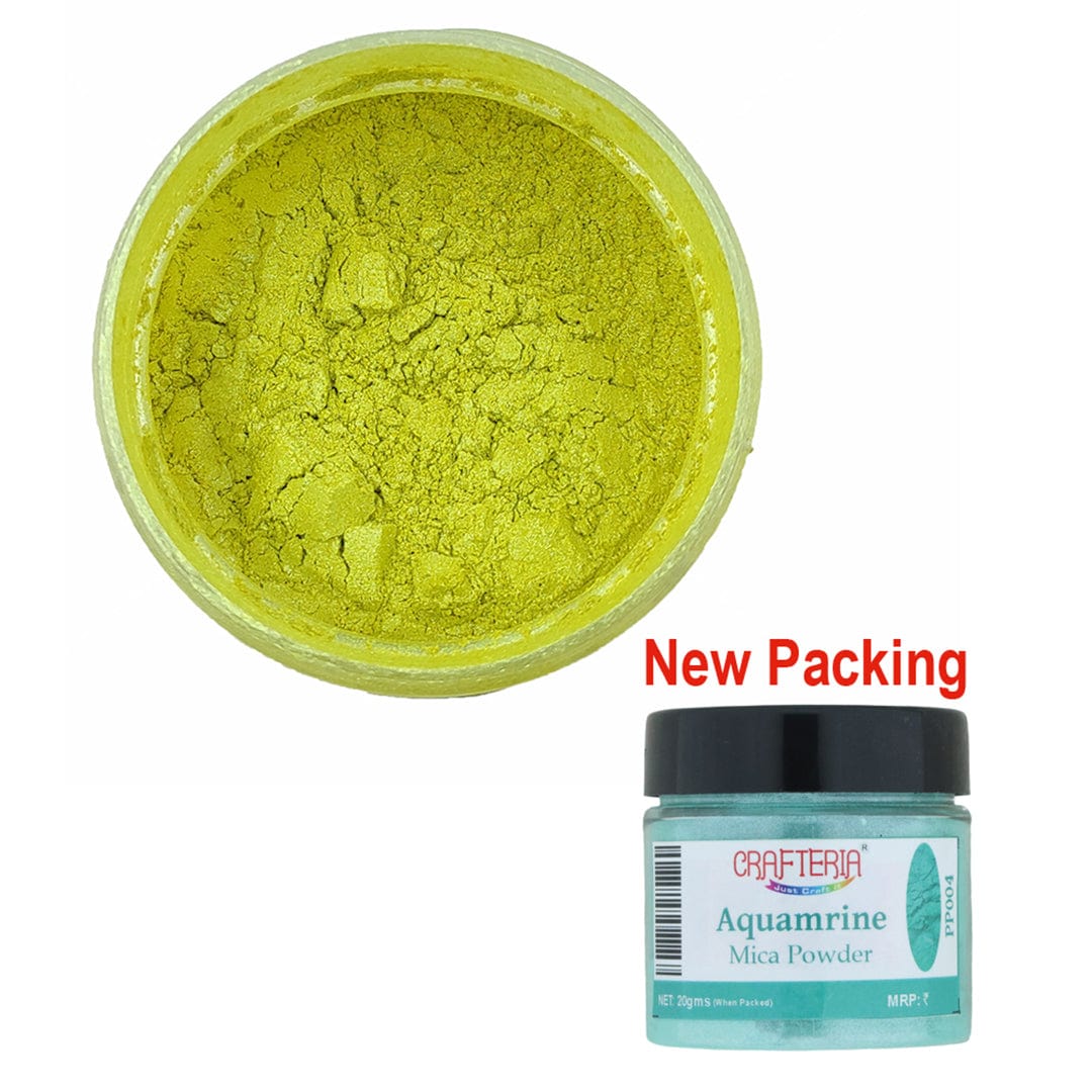 My Store PEARL POWDER Mermaid Yellow Pearl Mica Powder 20 Gram