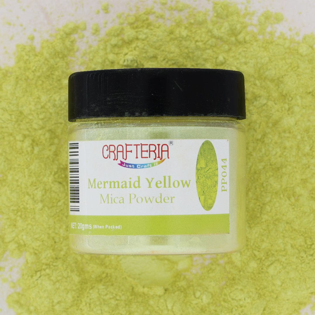 My Store PEARL POWDER Mermaid Yellow Pearl Mica Powder 20 Gram