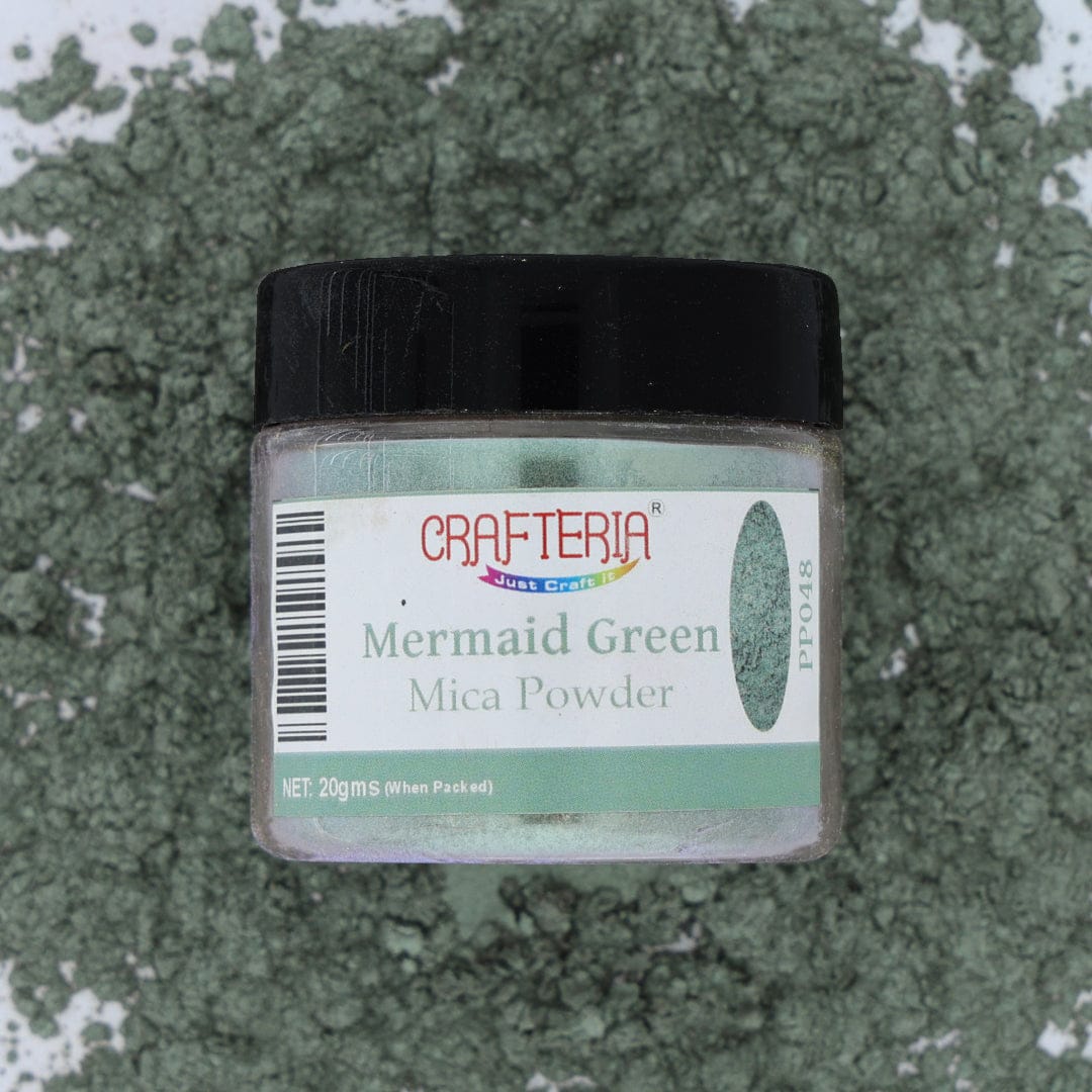 My Store PEARL POWDER Mermaid Green Pearl Mica Powder 20 Gram