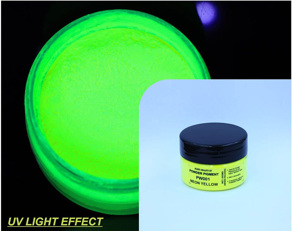 Crafteria YELLOW NEON POWDER PIGMENT