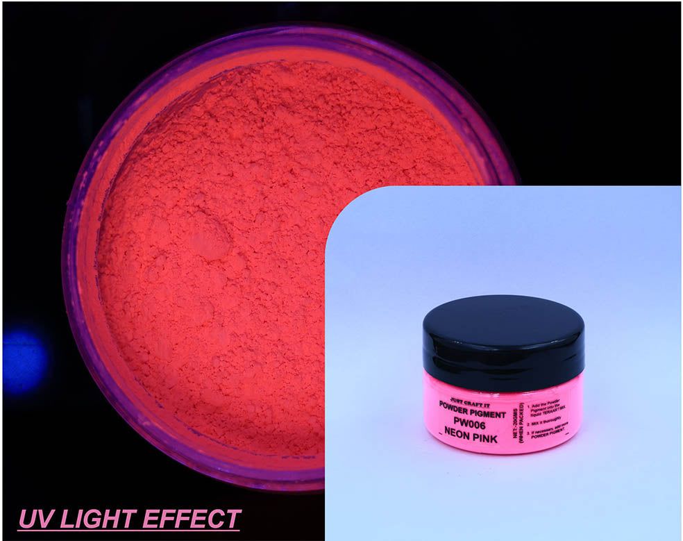 Crafteria PINK NEON POWDER PIGMENT