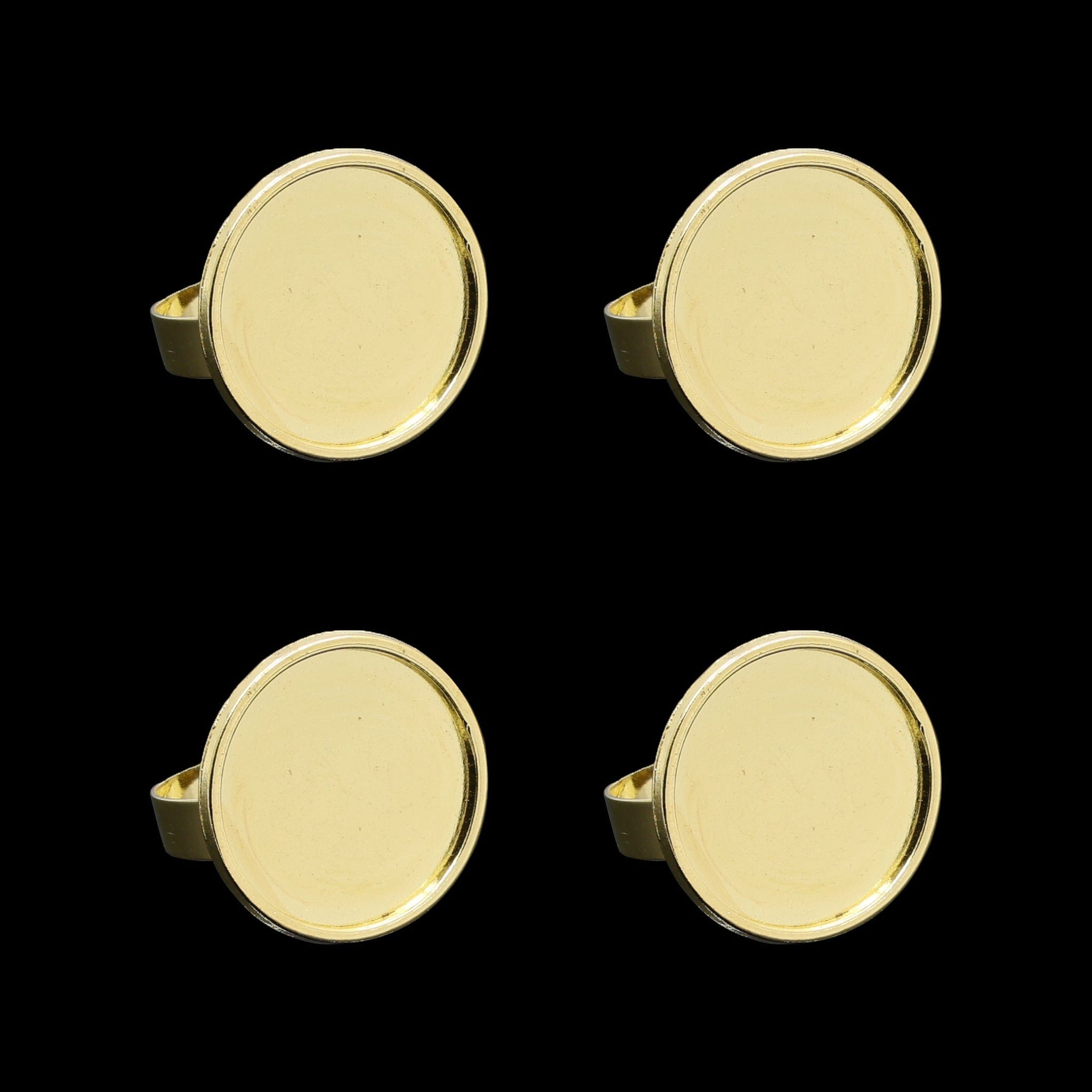 Gold Ring Bezels