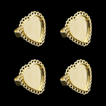 Gold Ring Bezels