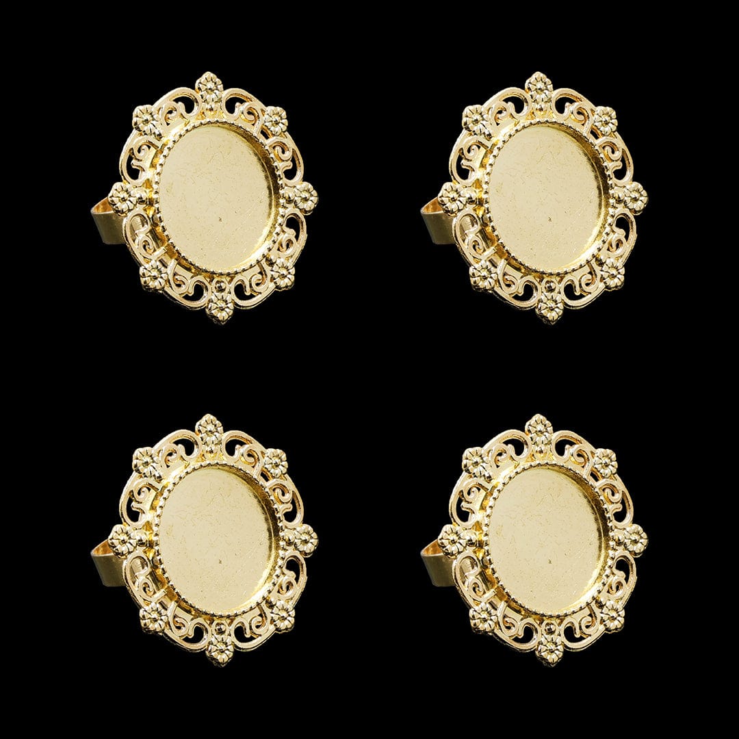 Gold Ring Bezels