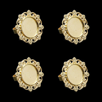 Gold Ring Bezels