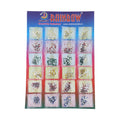 Crafteria 3MM Multi Colour Rhine Stone 20Pkt/Card