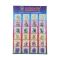 Crafteria 4MM Multi Colour Rhine Stone 20Pkt/Card