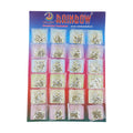 Crafteria 4MM Rhine Stone 20Pkt/Card