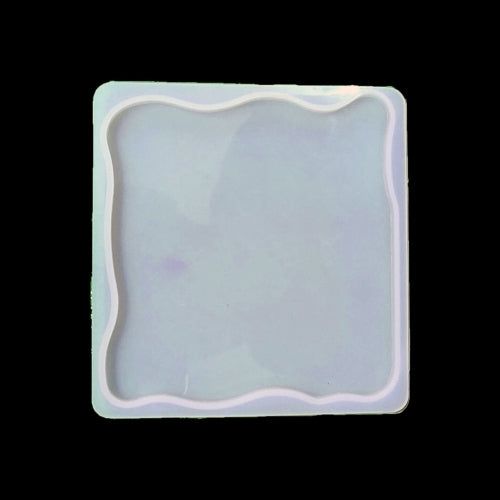 My Store Silicon Mould 4" SQUARE ZIGZAG COASTER MOULD