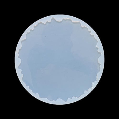 My Store Silicon Mould 8.5 " ROUND AGATE TRAY & PHOTO FRAME MOULD