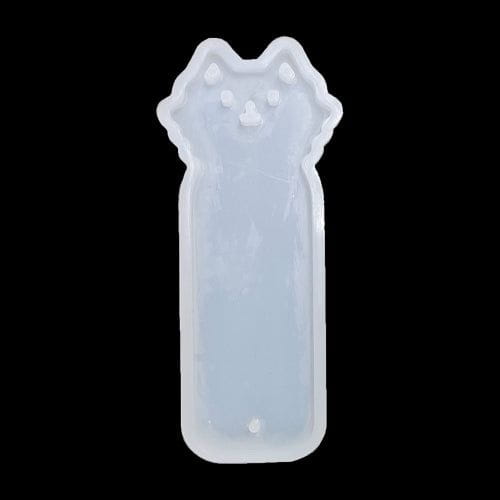 My Store Silicon Mould 4.2 " CAT FACE BOOK MARK MOULD