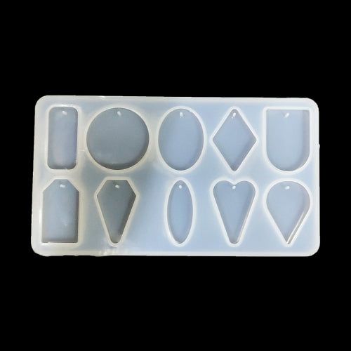 My Store Silicon Mould 10 CAVITY PENDANT JEWELLERY MOULD