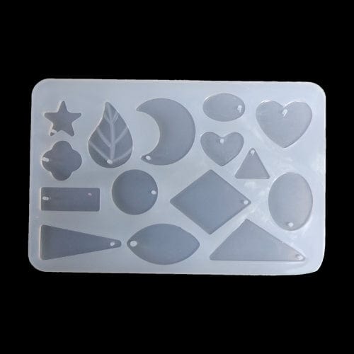 My Store Silicon Mould 15 CAVITY PENDANT JEWELLERY MOULD