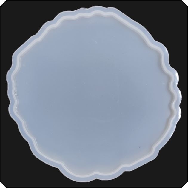 My Store Silicon Mould 4.6" ROUND AGATE COASTER MOULD