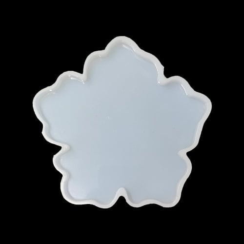 My Store Silicon Mould 5 KALI PLAIN FLOWER COASTER MOULD