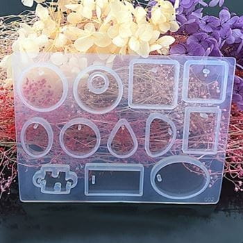 My Store Silicon Mould 12 CAVITY KEYCHAIN & JEWELLERY MOULD