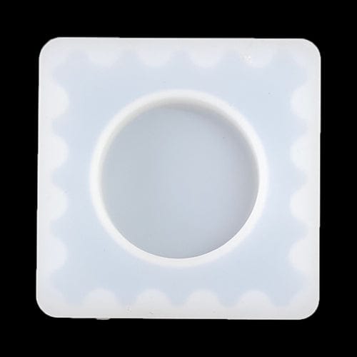 My Store Silicon Mould SQAURE SHAPE TEA LIGHT CANDLE HOLDER MOULD