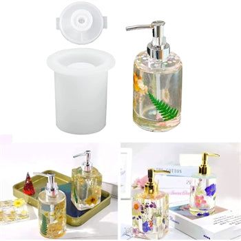 My Store Silicon Mould ROUND SOAP DISPENSER MOULD