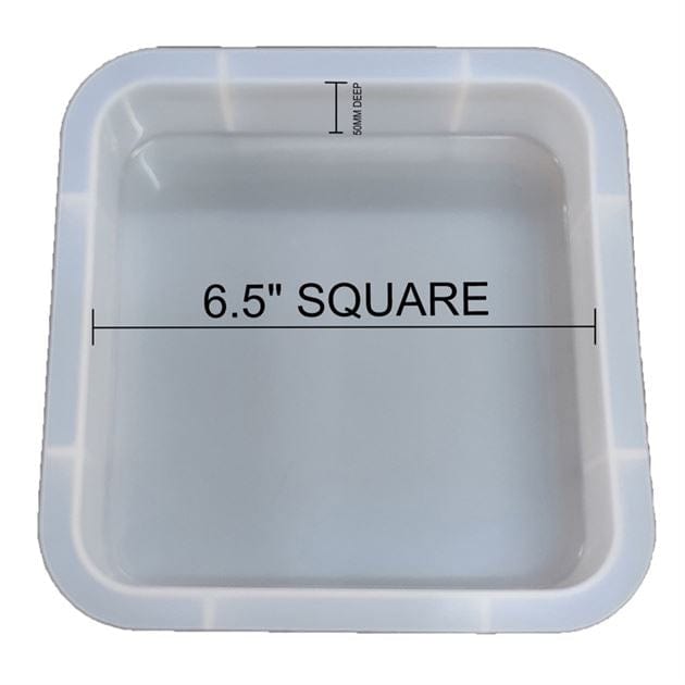 My Store Silicon Mould 6.5" SQUARE 50MM DEEP CASTING MOULD