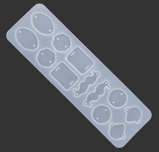 My Store Silicon Mould 12 CAVITY RAKHI & BRACELET JEWELLERY MOULD (MOUSTACHE)