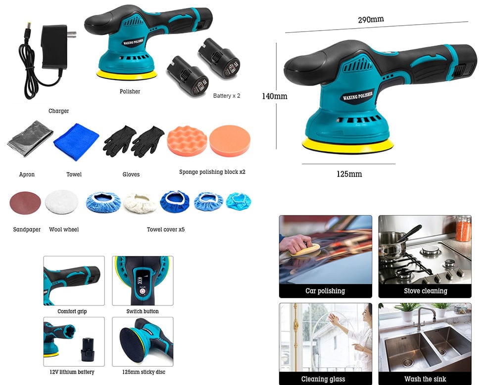 My Store RESIN TOOLS CORDLESS SANDER POLISHER