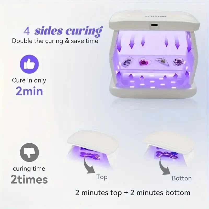 Crafteria 4 Way Light LED UV Resin Curing Lamp