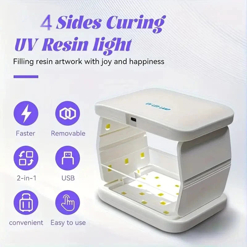 Crafteria 4 Way Light LED UV Resin Curing Lamp