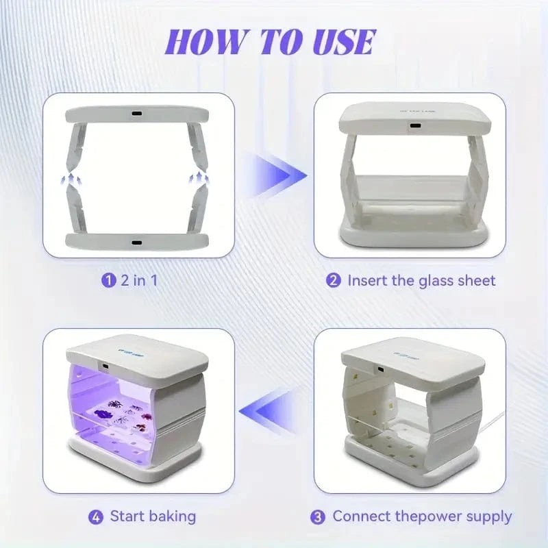Crafteria 4 Way Light LED UV Resin Curing Lamp