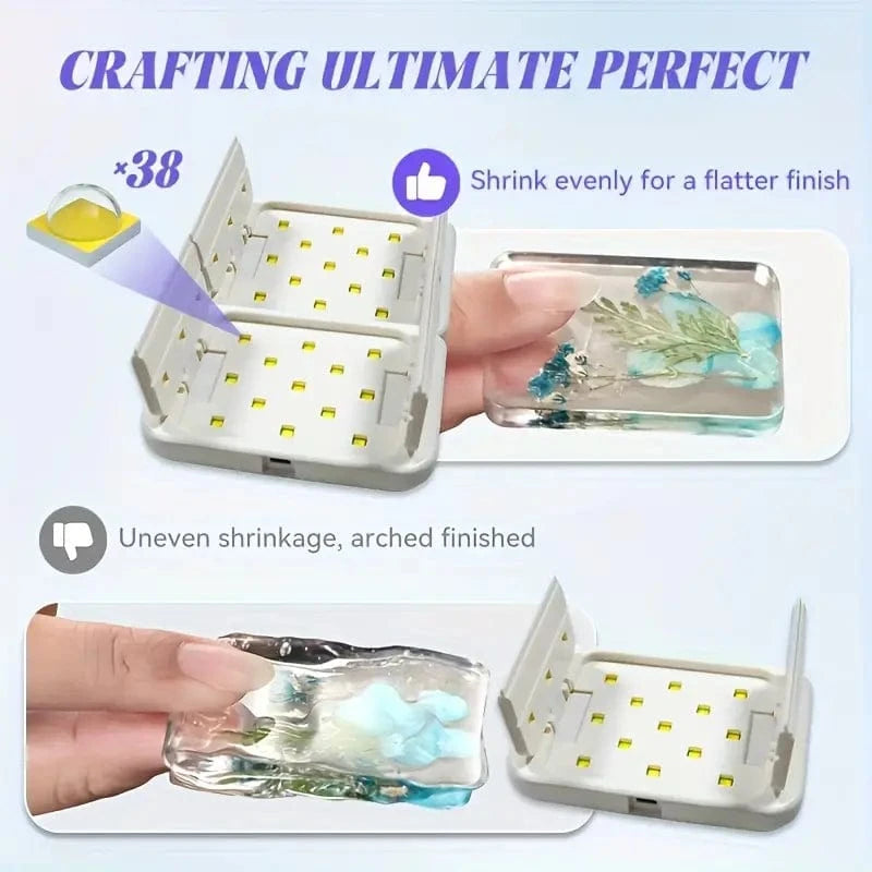 Crafteria 4 Way Light LED UV Resin Curing Lamp
