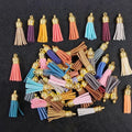 Crafteria GOLD CAP / 50MM MIX COLOUR TASSELS