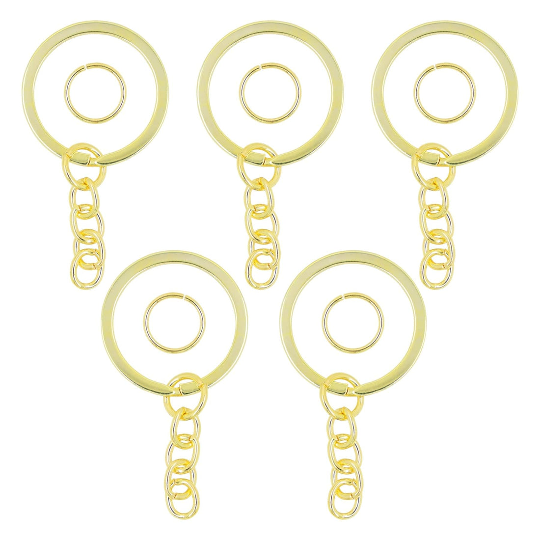 Crafteria GOLD / 25MM KEYCHAIN WITH CONNECTER RING