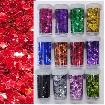 my store RESIN ACC GLITTERS HOLOGRAPHIC FLOWER DESIGN