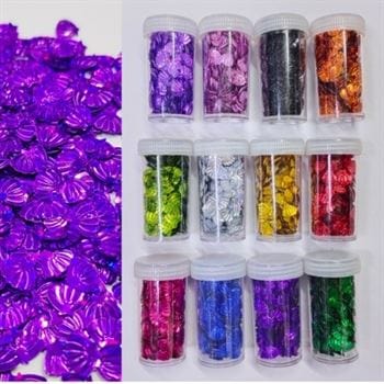 my store RESIN ACC GLITTERS HOLOGRAPHIC SHELL DESIGN